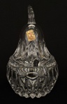 Açucareiro em cristal em feitio Pera com espaço para colher med 8x14cm - Nachtnann Bleikristall