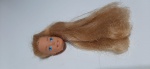 Cabeça de boneca Barbie mattel anos 80, cabelo comprido em bom estado.