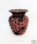 Vaso Bojudo em Cerâmica Vitrificada. Medida 19 cm x 25 cm altura