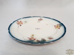 Travessa Oval,  porcelana inglesa floral.medida:31 cm x  24 cm