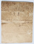 DOM JOÃO VI  REINO UNIDO DE PORTUGAL, BRASIL E ALGARVES  RARA CARTA PATENTE ASSINADA PELO REI DOM JOÃO VI NA CIDADE DO RIO DE JANEIRO CONCEDENDO O HÁBITO DA ORDEM DE CRISTO A THOMAZ PEREIRA DE CASTRO VIANNA EM 26 DE NOVEMBRO DE 1816 (ANO EM QUE DOM JOÃO VI ASSUMIU O TRONO APÓS A MORTE DE DONA MARIA I). TAMBÉM TEM A ASSINATURA DO GENTIL HOMEM DE CAMARA  MATIAS ANTÓNIO DE SOUSA LOBATO QUE ASSINOU NA FRENTE COMO BARÃO DE MAGÉ E NA PARTE DE TRÁS NO RECOLHEMENTO DAS SIZAS NO ANO SEGUINTE JÁ COMO CONDE DE MAGÉ .   EM MUITO GRANDE FORMATO (52 X 40 CM ) E EM BOM ESTADO DE CONSERVAÇÃO COM SELO SECO DE ARMAS REAIS. O AGRACIADO TEM UMA HISTÓRIA CURIOSA E MUITO AFORTUNADA: ANOS ANTES DE SE TORNAR UM MEMBRO PROEMINENTE DA SOCIEDADE THOMAZ PEREIRA DE CASTRO VIANNA, PORTUGUÊS EMIGRADO PARA O BRASIL CHEGOU COMO MUITOS OUTROS COM UMA MÃO NA FRENTE E OUTRA ATRÁS. TRABALHOU COMO CAIXEIRO DO LIBANÊS NATURALIZADO PORTUGUÊS ELIAS ANTONIO LOPES, UM DOS COMERCIANTES MAIS RICOS DO BRASIL E TAMBÉM TRAFICANTE DE ESCRAVOS. ELIAS ANTONIO ENTROU PARA HISTÓRIA DO BRASIL PRINCIPALMENTE PORQUE FOI ELE O DOADOR DO PALACETE DE SÃO CRISTÓVÃO (QUINTA DA BOA VISTA) PARA SERVIR COMO RESIDÊNCIA A DOM JOÃO VI EM 1808 QUANDO DA TRANSFERÊNCIA DA CORTE PORTUGUESA PARA O BRASIL EM 1808. ESSE PALACIO DEPOIS DE DOM JOÃO VI SERVIU COMO RESIDÊNCIA AOS IMPERADORES DOM PEDRO I  E DOM PEDRO II E COM A REPUBLICA TORNOU-SE O MUSEU NACIONAL CRIMINOSAMENTE DESTRUÍDO POR UM INCÊNDIO HÁ DOIS ANOS ATRÁS. POIS BEM, EM 1815 MORRE O COMERCIANTE ELIAS E SEU INVENTARIANTE É O EX EMPREGADO E AGORA EMPRESÁRIO THOMAZ PEREIRA DE CASTRO VIANNA, APARENTEMENTE THOMAZ ASSUMIU PARTE DOS NEGÓCIOS DO FINADO PATRÃO. ELIAS ANTONIO LOPES, SE CHAMAVA NA VERDADE ELIE ANTUN LUBBUS. COMO LIBANÊS, MESMO SENDO DOADOR DO PALÁCIO REAL E UM DOS HOMENS MAIS RICOS DO BRASIL, NÃO PODERIA SER AGRACIADO COM O MANTO DA ORDEM DE NOSSO SENHOR JESUS CRISTO. AS EXIGÊNCIAS BÁSICAS PARA OBTENÇÃO DA COMENDA ERAM A DE POSSUIR  SANGUE LIMPO (QUE SIGNIFICAVA NÃO HAVER EM SUA LINHAGEM PRECEDENTE ELEMENTOS COM ASCENDÊNCIA JUDAICA, MOURA OU NEGRA) E COMPROVAR QUE PELO MENOS HÁ TRÊS GERAÇÕES NÃO HOUVE REGISTRO DE MÁCULA MECÂNICA OU SEJA DEPENDER DA SUBSISTÊNCIA POR ESFORÇO BRAÇAL. A PRIMEIRA CONDIÇÃO ERA IRRETRATÁVEL, A MACULA DE SANGUE, MAS A SEGUNDA (TER TRABALHADO PARA OBTER O SUSTENTO),  NO BRASIL COLONIAL ERA CONTORNÁVEL. POR ESSE MOTIVO  AS BENESSES QUE ELIAS ANTONIO LOPES RECEBEU DE DOM JOÃO VI  FORAM AS FACILITADES PARA AUMENTAR COM OS NEGÓCIOS DA CORTE SUA FORTUNA PESSOAL, A HONRARIA DA ORDEM DE CRISTO SÓ FOI CONCEDIDA AO SEU EX EMPREGADO, THOMAZ PEREIRA DE CASTRO VIANNA, EX CAIXEIRO SIM, MAS HERDEIRO E INVENTARIANTE  DOS NEGOCIOS DE ELIAS E DE SANGUE LIMPO. NOTE-SE QUE EM FUNÇÃO DA MÁCULA MECÂNICA DOM JOÃO VI DISPENSOU O POSTULANTE DA APRESENTAÇÃO DAS PROVANÇAS DE COSTUME OU SEJA AS PROVAS DE QUE TINHA SANGUE LIMPO E DE QUE NÃO POSSUIA MACULA MECÂNICA. A SEGUIR TRANSCREVEREMOS O TEOR DA CARTA DE MERCÊ QUE TOMEI A LIBERDADE DE FAZE-LO COM O PORTUGUÊS ATUALIZADO: Dom João por Graça de Deus Rei do Reino Unido de Portugal e do Brazil e Algarves daquem e dalém mar em África Senhor de Guiné e da conquista navegação e comércio da Ehtiopia, Arabia, Pérsia e da India, como Governador e perpétuo administrador que sou do Mestrado, Cavaleria e Ordem de Nosso Senhor Jesus Cristo. Faço saber a voz Monsenhor Almeida do meu Conselho que ora estareis encarregado de lançar o Hábito da dita Ordem que Thomaz Pereira de Castro Vianna mostrando desejo e devoção de servir a Nosso Senhor e a Mim  na Dita Ordem me pediu por mercê houvesse por bem recebe-lo e mandar-lhe lançar o hábito dela: E tendo-lhe Eu feito essa Mercê, e a Graça da Dispensa das Provanças, e Habilitações de sua pessoa, havendo-o por habilitado receber: Por esta vos mando, Dou poder e comissão que lhe lanceis o Hábito dos noviços dela na minha Real Capela  que lhe serve de cabeça da Ordem nesta Corte lhe lanceis o hábito de noviço da  na forma na definições e de que assim me foi lançado,  fareis assentamento no livro respectivo fazendo arrecadar esta carta no cartório para ela dispensado passando a certidão do estilo. Esta se cumprirá sendo registrada no registro geral das mercês  e passada pela chancelaria da ordem. Rio de Janeiro, 26 de novembro de mil oitocentos e dezessete. SEGUE-SE A ASSINATURA DO REI E CONTINUA COM O ENCAMINHAMENTO DO CAMARISTA: Carta pela qual V. Magestade manda lançar o Hábito dos Noviços da Ordem de Christo a Thomaz Pereira de Castro Vianna como acima de declara. Barão de Magé. NO VERSO ASSINATURA DO RESPONSÁVEL PELO RECOLHIMENTO DAS SIzAS, SECRETARIO DA ORDEM E DO VISCONDE DE MAGÉ.