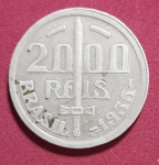 MOEDA 2.000 RÉIS ANO 1935 - CAXIAS