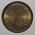 MOEDA  ESPANHA 10 EURO CENT ANO - 2016