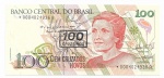 BRASIL - REPOSIÇÃO (ASTERISCO) - SÉRIE *0004 - 100 CRUZEIROS - ANO 1990 - CATALOGO AMATO: C-211A - VALOR ESTIMATIVO DE COMÉRCIO: R$ 50,00 - CONSERVAÇÃO: FE = FLOR DE ESTAMPA