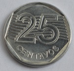 Moeda 25 centavos, ano 1995, FAO