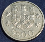 Moeda de Portugal, 5 escudos, ano 1979