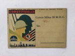MILITARIA - Revolução de 32, raro postal emitido durante os conflitos pelo Correio Militar do MMDC.