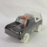 Brinquedo antigo - Lindo carro de polícia, lacrado fabricado em plástico bolha fabricado pela Três Rios - Mede aprox. 15cm de comprimento