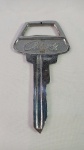 Antiga e gigante chave de Ford Corcel de ITU. Feita em material metálico - Mede 12cm de comprimento