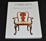 Catálogo de leilão de mobiliário inglês da renomada CHRISTIE'S.