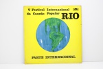 LP - V FESTIVAL INTERNACIONAL DA CANÇÃO POPULAR - RIO - 1970 - APRESENTA RISCOS.