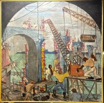 Eugênio DE PROENÇA SIGAUD (1889-1979) - óleo s/ tela, medindo: 1,00 m x 1,00 m