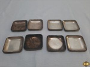 8 Manteigueiras em Prata 90 Fracalanza Modelo Lacinho