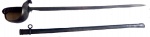 Espada de cavalaria, modelo do começo do século XX, lâmina alemã Weyersberg kirchbaum Solingen.