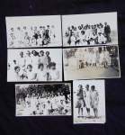 6 FOTOS -RS- FAMILIA NA CIDADE DE RIO GRANDE EM CASSINO-1928- MEDIDA 5 TAMANHO POSTAL 