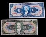 2 CÉDULAS- DIFERENTES DE 10 CRUZEIROS