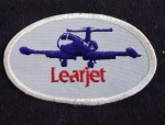 ESCUDO EM TECIDO BORDADO-LEARJET