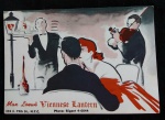 POSTAL-NY- PROPAGANDA DE RESTAURANTE VIENNESE LANTERN- CIRCULADO-1956