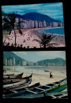 2 POSTAIS-RJ-COPACABANA- EDITORA FRANCO BRASILEIRA