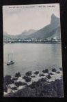 POSTAL-RJ-BOTAFOGO E CORCOVADO-CIRCULADO 1925