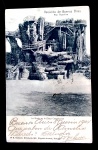 POSTAL-ARGENTINA-LA GRUTA EM LA PLAZA CONSTITUCION-CIRCULADO 1904 COM PICOS