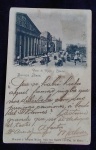 POSTAL-ARGENTINA-BUENOS AIRES-PLAZA DE MAYO E CATEDRAL-CIRCULADO 1904-COM PICO