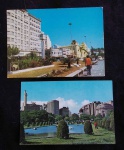 2 POSTAIS -RJ-PRAÇA PARIS E NITERÓI-S/ USO