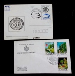 CARTÃO FILATÉLICO E ENVELOPE