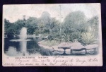 POSTAL-RJ-JARDIM DA PRAÇA DA REPÚBLICA -CIRCULADO 1905