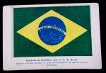 POSTAL-BRASIL-BANDEIRA DA REPÚBLICA DOS E.U. DO BRASIL-S/ USO
