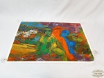 Gravura A Primavera assinada Mathilde Cautiero Franco . Medida: 62 cm x 44 cm  Apresenta Avaria Borda