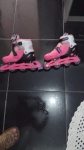 Patins in line inline Brink freio ajuste tamanho 36 ao 39 na rosa