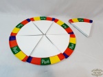 Jogo de 10 Pratos para Pizza em Melanina. Medida 24 cm