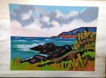 INIMÁ DE PAULA    - LITOGRAFIA ASSINADA S/ MOLDURA  -  POSSUI MANCHAS DE HUMIDADE  -numerada: PE 3 / 10  - Mede:  100 x 72 cm 