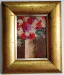 CARDINALI - OLEO SOBRE EUCATEX  - ACID - Vaso de Flor - Mede: C/M: 35x29 cm e S/M : 20x14 cm