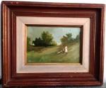 FRANCESCO BRUNOCILLA - OST - Assinatura no verso - Mede: C/M: 40x37 cm e S/M : 26x18 cm