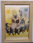 PORTINARI -GRAVURA  emoldurado com vidro .Mede: C/M: 60X44 cm e S/M : 49X34 cm
