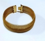 Belíssima pulseira italiana em Ouro 18K com contraste - peso : 38 g