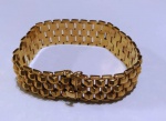 Belíssima pulseira italiana em Ouro 18K com contraste - peso : 34 g - Mede : 20 cm aberta 