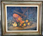 BRACHER JR - Quadro OST - ACID - 1981 - Taco de cobre - Mede: 111x95 cm como moldura e 80x64 cm sem moldura