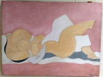 MILTON DACOSTA - OST -ACID - Sem moldura - Mede: 30x 40 cm possui carimbo da Galeria Mondrian (Fortaleza)