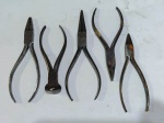 Antigo Kit de ferramentas de Ourives ( 5 peças ) 