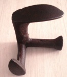 Pé de ferro de sapateiro (e para outros usos). Altura: 16,0cm. (Al153) Estes itens  se encontram em Lavras -MG.
