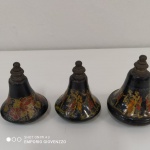 Três minis muito antigos Perfumeiros Gregos  - Marca VOLG - No estado - Não possui líquidos - medem 6cm