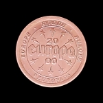 Medalha da Escandinávia - Medalhas em Ouro da Europa - 2000 - Ouro (.585) - 0,5 Gr - 11 mm - Proof