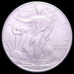 Moeda dos Estados Unidos - 1 Dolar - Silver Eagle - 2010 - Prata (.999) 31.10Grs - 1 Oz