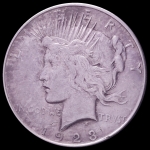 Moeda dos Estados Unidos - 1 Peace Dolar - 1923 D - Prata (.900) • 26.7 gr • 38.1 mm