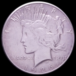 Moeda dos Estados Unidos - 1 Peace Dolar - 1926 S - Prata (.900) • 26.7 gr • 38.1 mm - Soberba