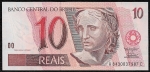 Cédula do Brasil - 10 Reais - 1998 - C290 - FE - Pedro Malan / Gustavo Franco -  Cat. Amato/Irlei 170,00