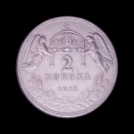 Moeda da Hungria - 2 Korona - Franz Joseph I - 1913 - Prata (.835) • 10 g • 27 mm